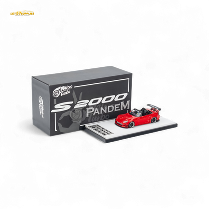 MicroTurbo Honda S2000 Pandem Rocket Bunny Red 1:64