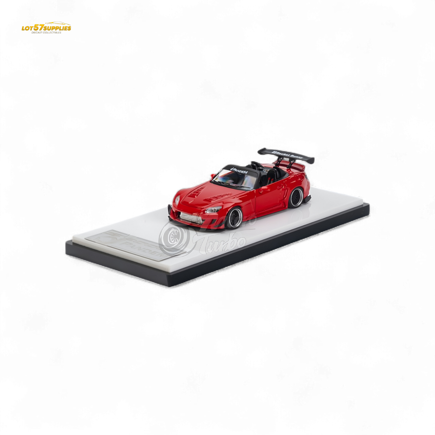MicroTurbo Honda S2000 Pandem Rocket Bunny Red 1:64