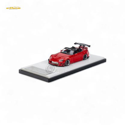 MicroTurbo Honda S2000 Pandem Rocket Bunny Red 1:64