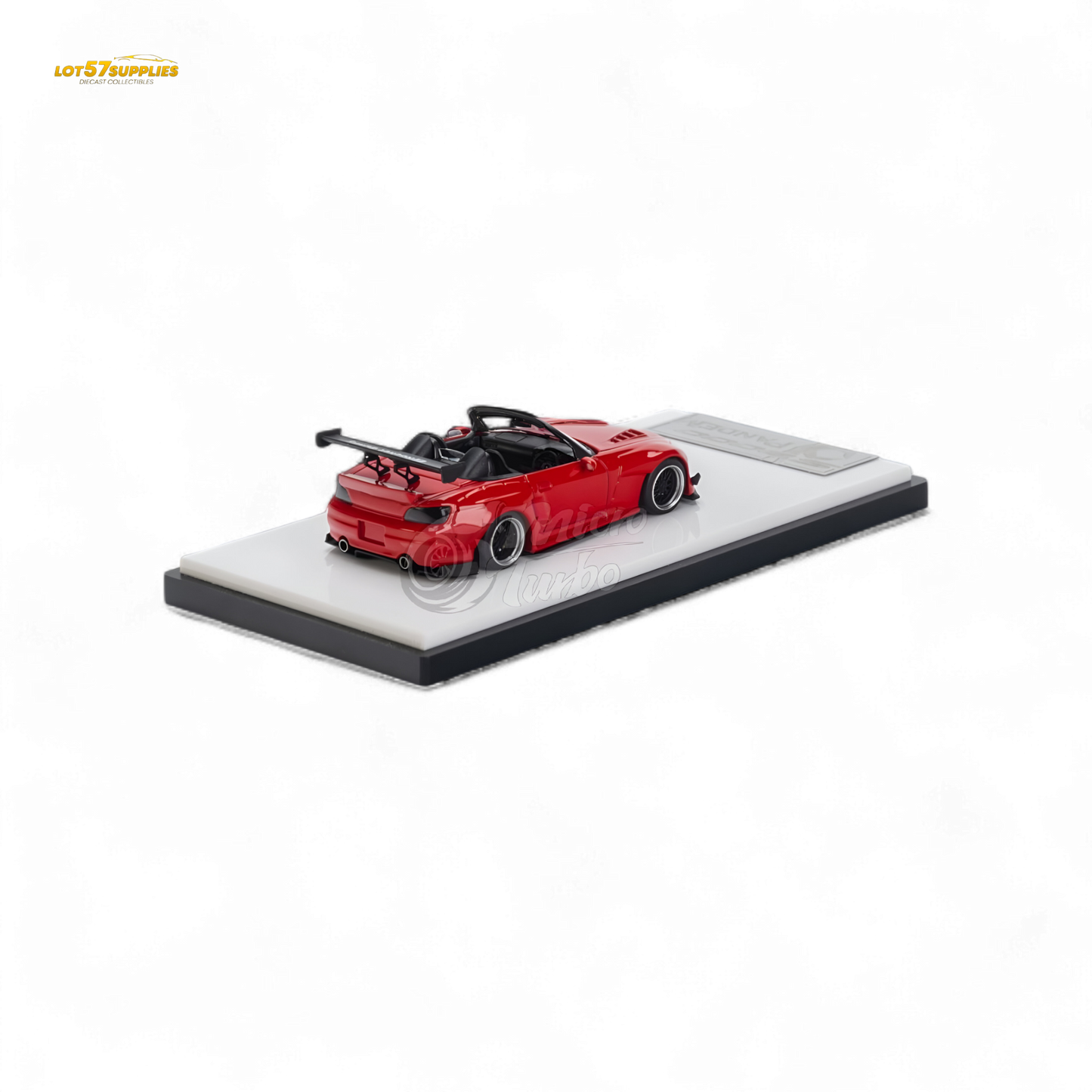 MicroTurbo Honda S2000 Pandem Rocket Bunny Red 1:64