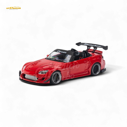 MicroTurbo Honda S2000 Pandem Rocket Bunny Red 1:64