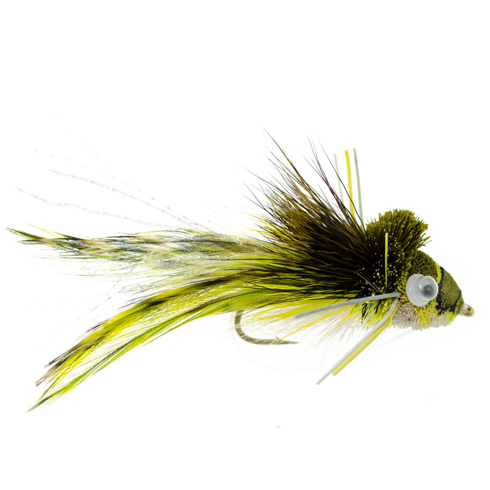 3 Pack Swimming Frog Dahlberg Diver Size 4 Bass Bug With Weed Guard