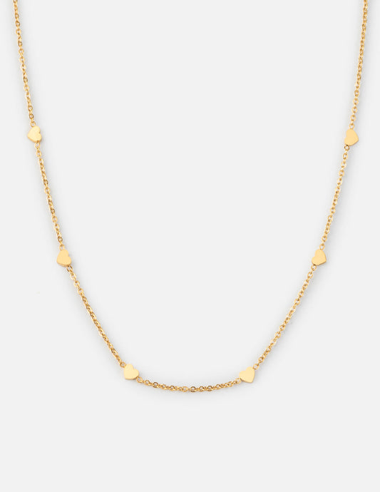 Dainty Heart Link Necklace