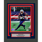 Framed Autographed/Signed Damien Harris New England Patriots 8x10 Football Photo JSA COA