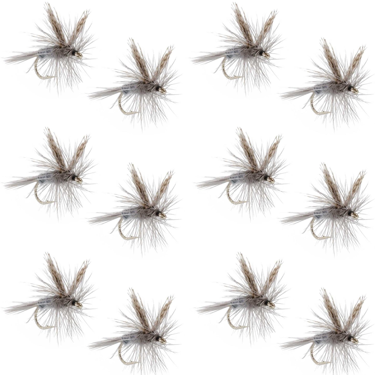 Dark Hendrickson Classic Dry Fly - 12 Flies Size 16