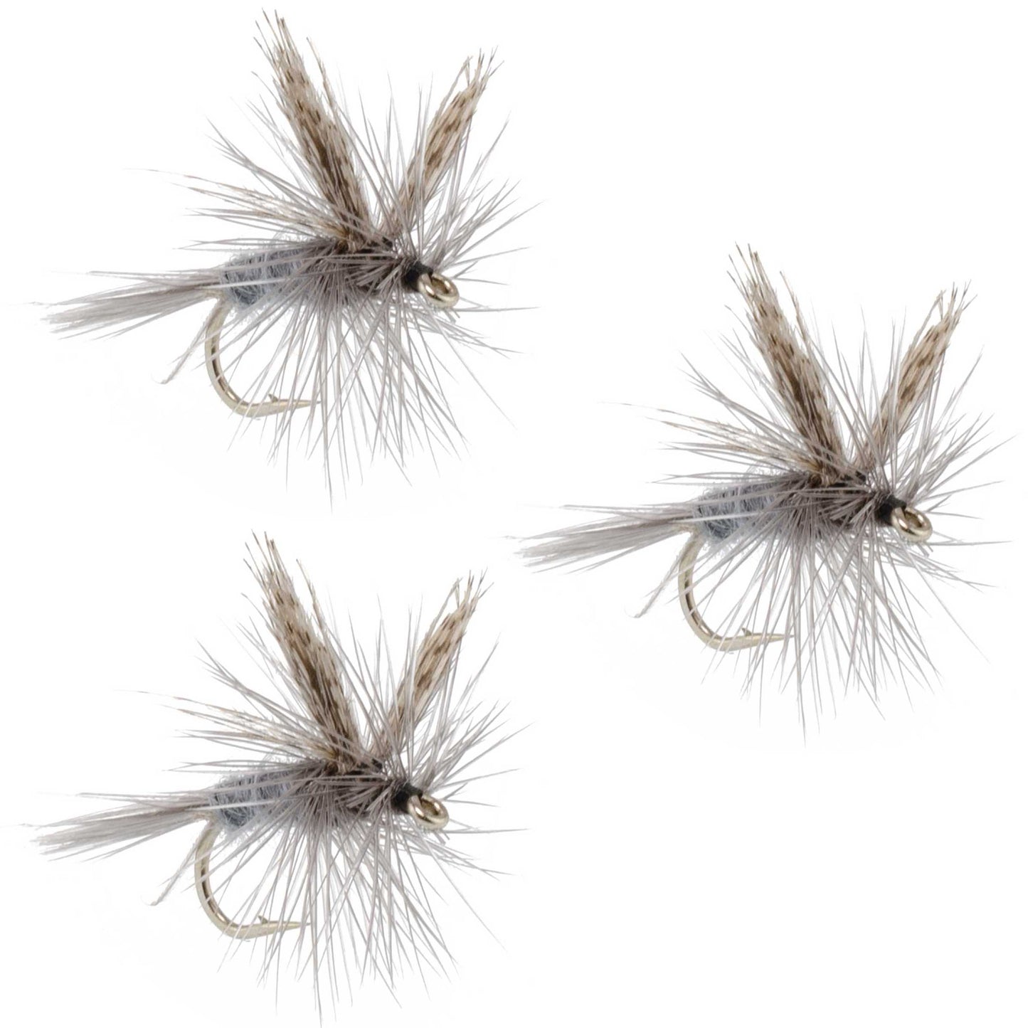 3 Pack Dark Hendrickson Classic Dry Fly - Size 16