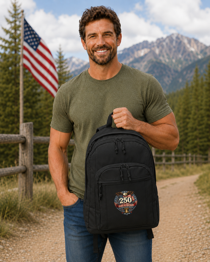 Backpack 250 Years of Freedom Rustic Patriotic