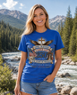Ladies Vintage T-Shirt One Nation Under God Patriotic Freedom
