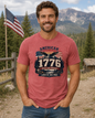 1 776 American Outdoorsman Patriotic Freedom T-Shirt
