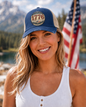 1776 Freedom Heritage Patriotic Fourth Of July Distressed Ollie Cap
