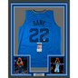 Framed Autographed/Signed Desmond Bane 35x39 Memphis Light Blue Basketball Jersey JSA COA