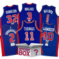 Autographed/Signed Detroit Basketball Jersey Mystery Box with PSA JSA or Beckett COA