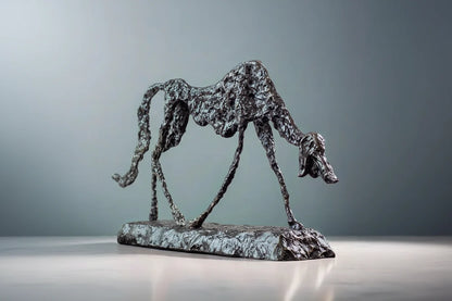 Dog Statue - Abstract Bronze Small