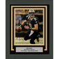 Framed Autographed/Signed Drew Brees New Orleans Saints 8x10 Football Photo PSA/DNA COA