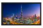 Professionally Framed Dubai Burj Khalifa Skyline High-Resolution Panoramic Photo 12x22 Wall Art