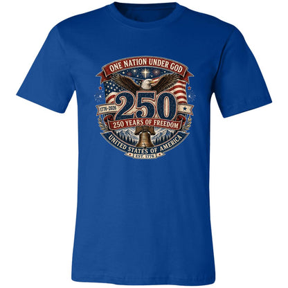 Vintage T-Shirt One Nation Under God Patriotic Freedom