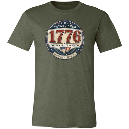 1776 Freedom Heritage Patriotic Fourth Of July T-Shirt