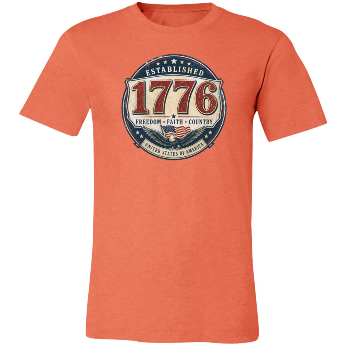 1776 Freedom Heritage Patriotic Fourth Of July T-Shirt