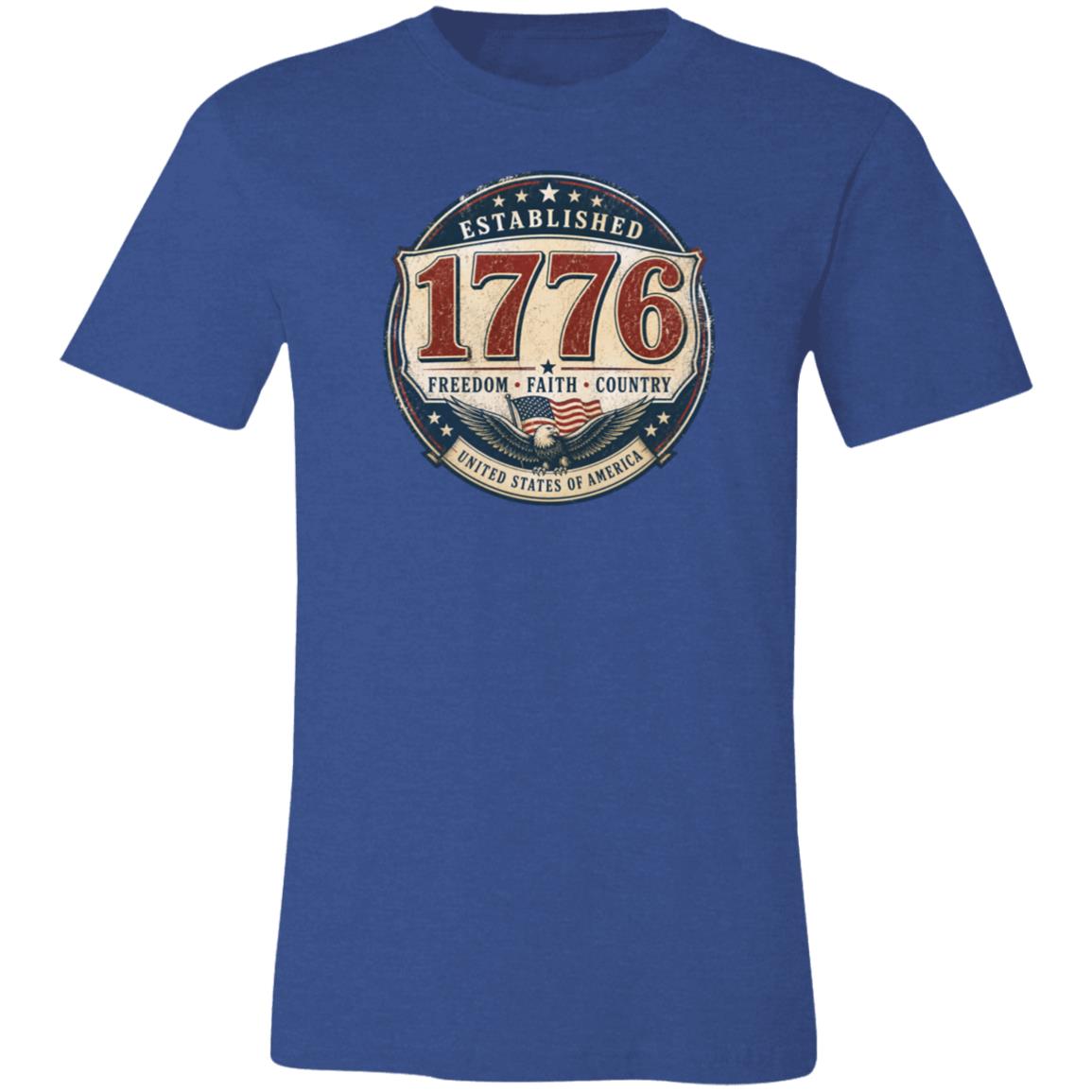 1776 Freedom Heritage Patriotic Fourth Of July T-Shirt