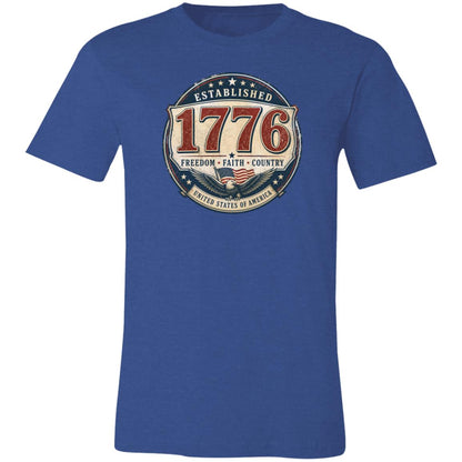 1776 Freedom Heritage Patriotic Fourth Of July T-Shirt