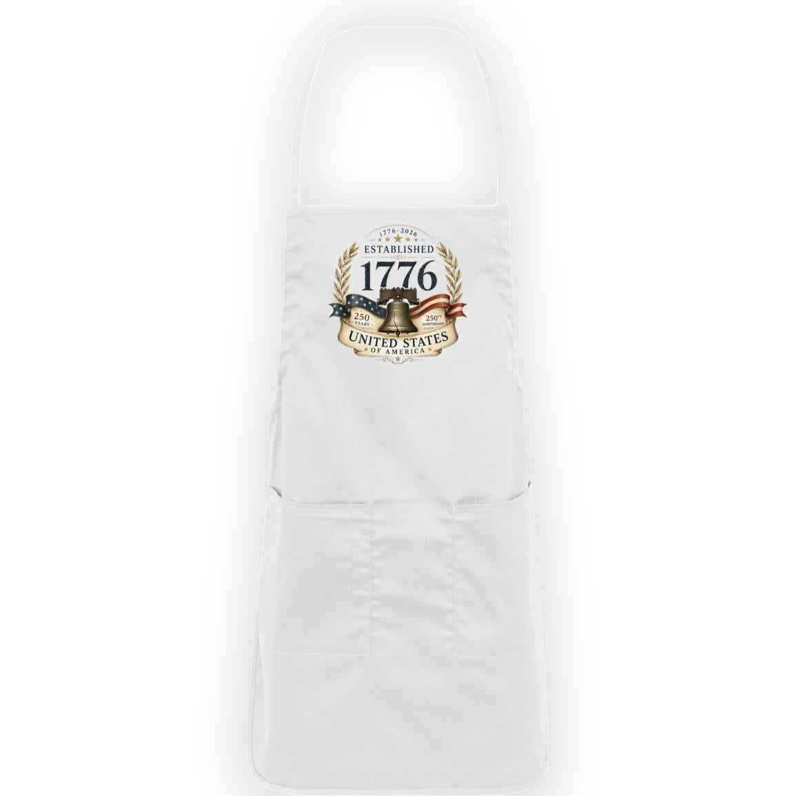 Full-Length Apron Premium Americana — Established 1776