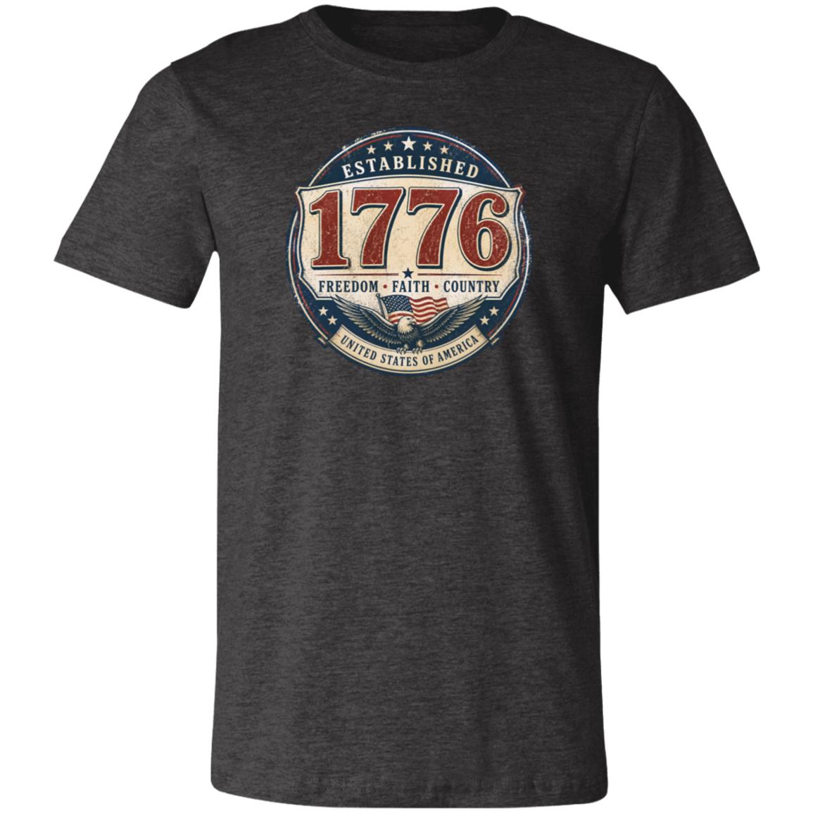 1776 Freedom Heritage Patriotic Fourth Of July T-Shirt