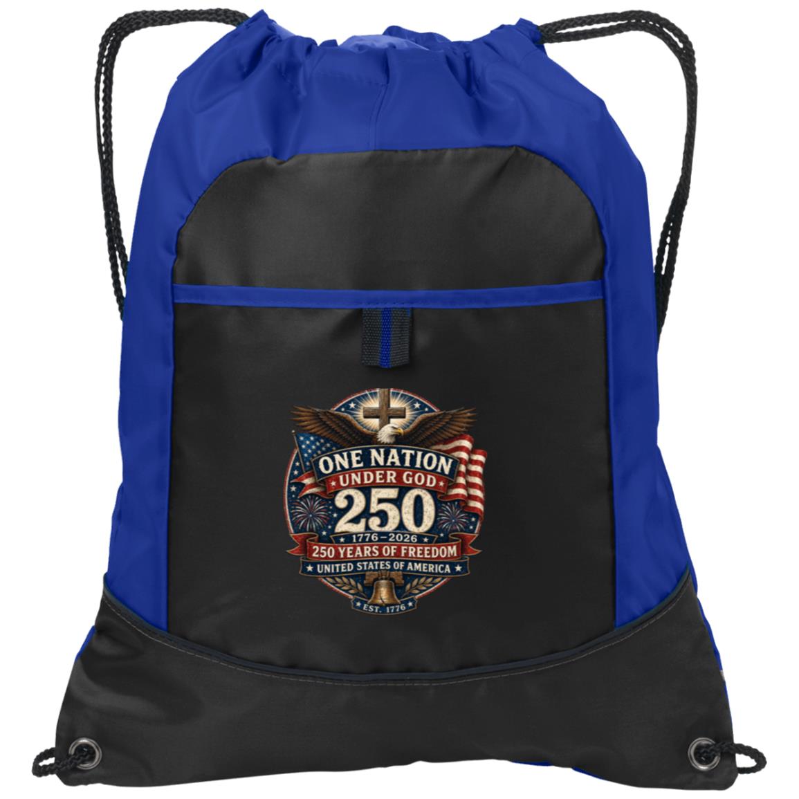Pocket Cinch PackBella One Nation Under God — 250 Years - Cross
