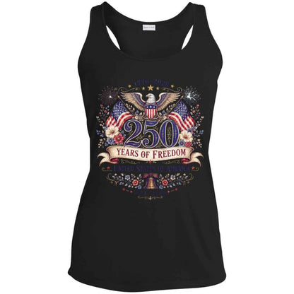 Ladies Performance Racerback Tank Top 250 Years of Freedom