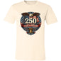 Vintage T-Shirt 250 Years Of Freedom Rustic Patriotic America