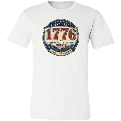 1776 Freedom Heritage Patriotic Fourth Of July T-Shirt
