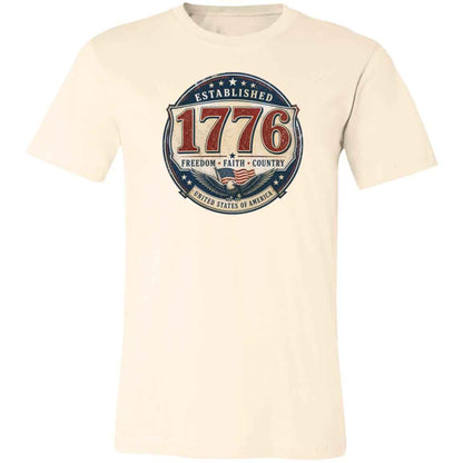 1776 Freedom Heritage Patriotic Fourth Of July T-Shirt