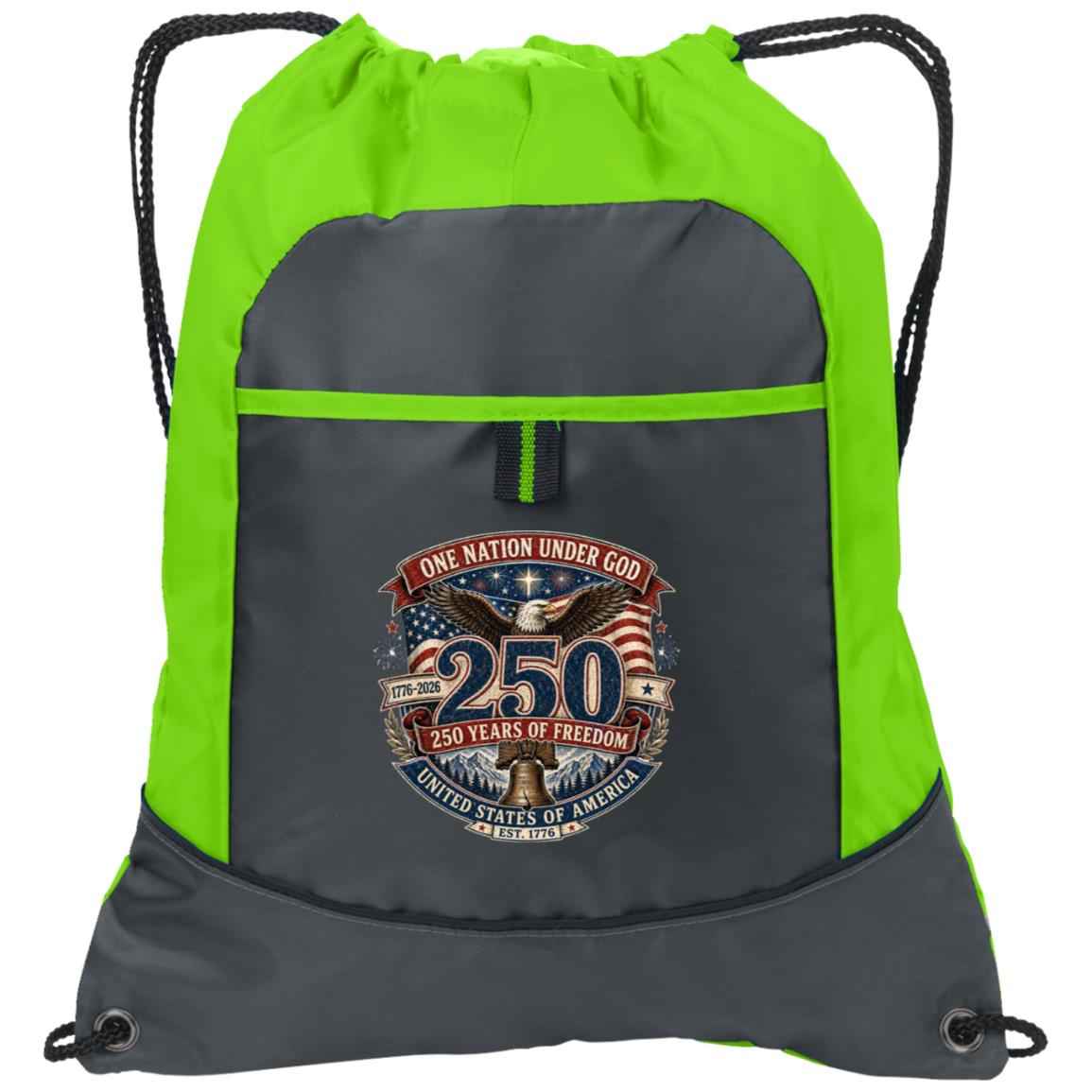 Pocket Cinch Pack One Nation Under God — 250 Years of Freedom - Bell