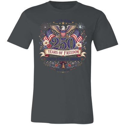 Ladies Vintage T-Shirt 250 Years of Freedom Patriotic America
