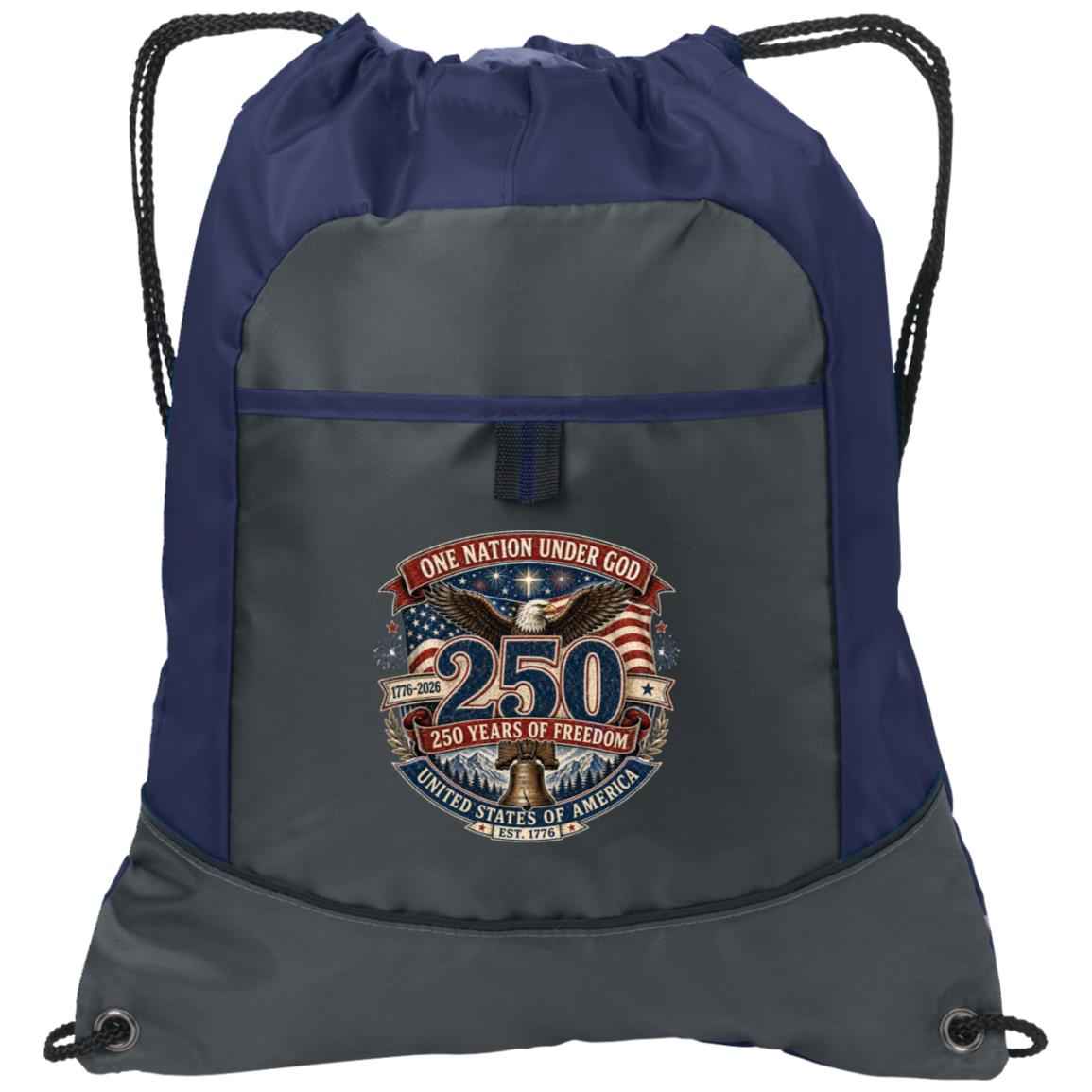 Pocket Cinch Pack One Nation Under God — 250 Years of Freedom - Bell