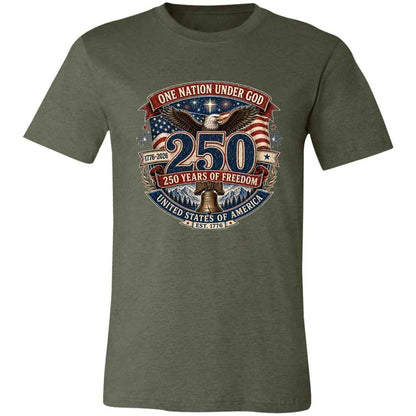 Vintage T-Shirt One Nation Under God Patriotic Freedom