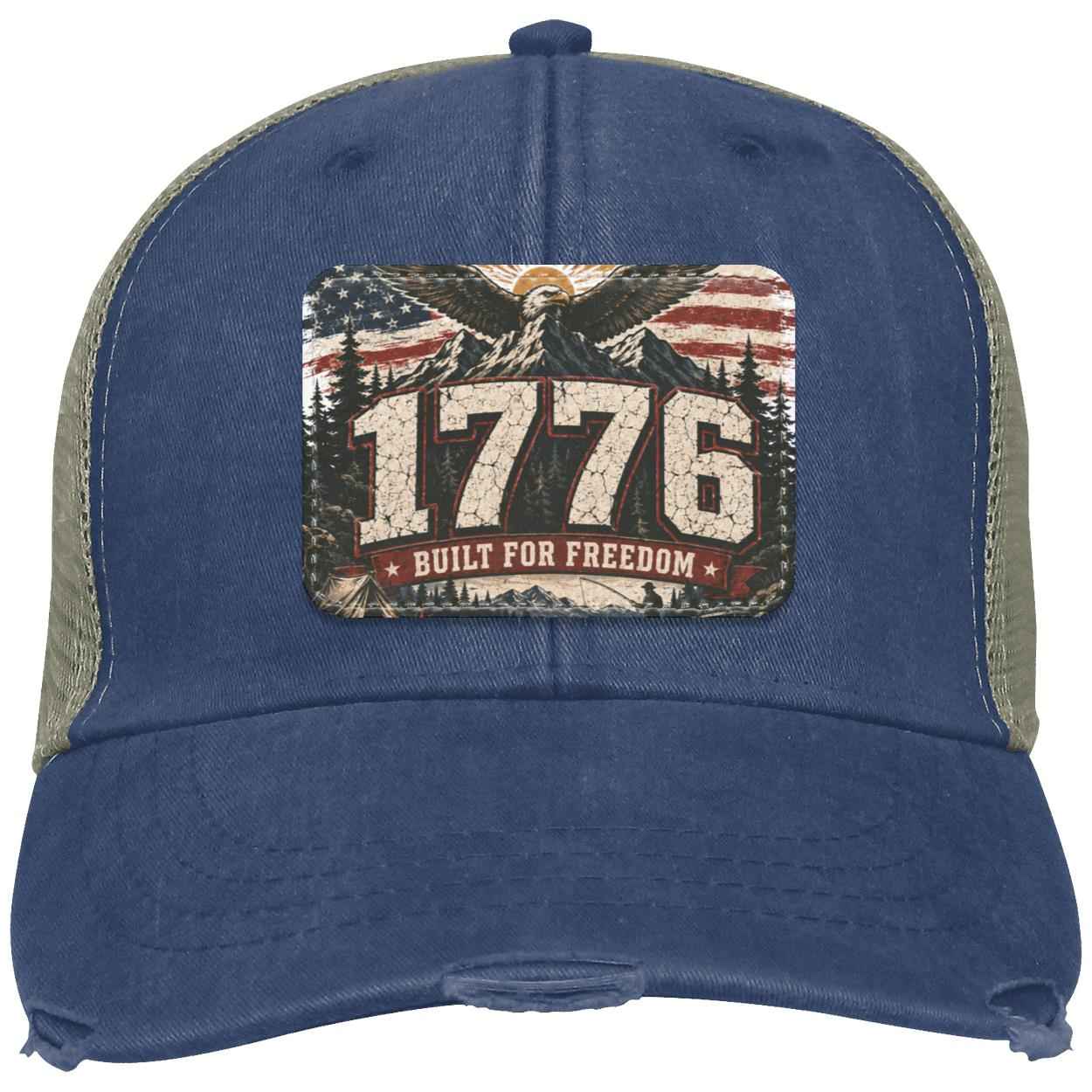 1776 Built For Freedom Distressed Ollie Cap
