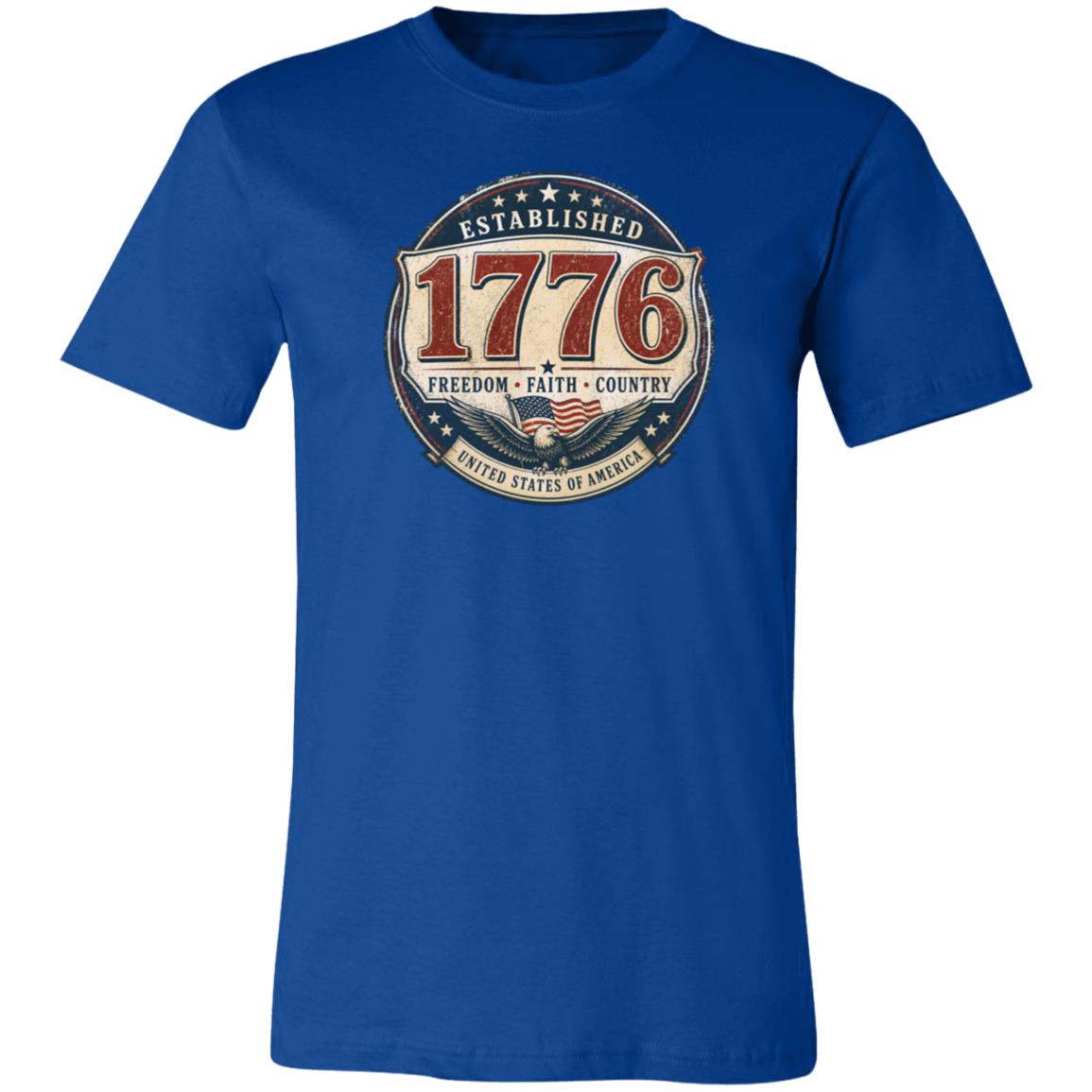 1776 Freedom Heritage Patriotic Fourth Of July T-Shirt