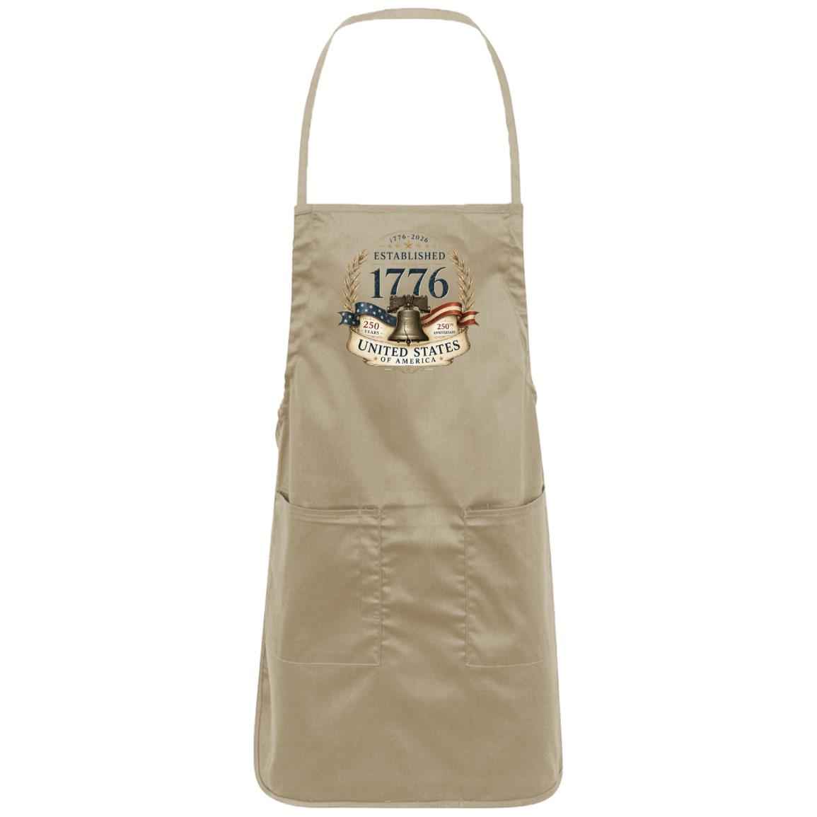 Full-Length Apron Premium Americana — Established 1776