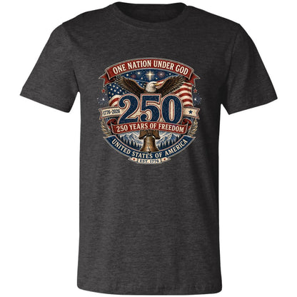 Vintage T-Shirt One Nation Under God Patriotic Freedom