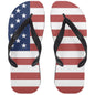 American Flag Adult Flip Flops