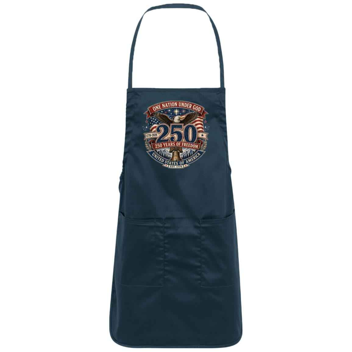 Full-Length Apron One Nation Under God — 250 Years of Freedom - Bell