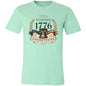 Vintage T-Shirt Premium Americana Established 1776 Patriotic Anniversary