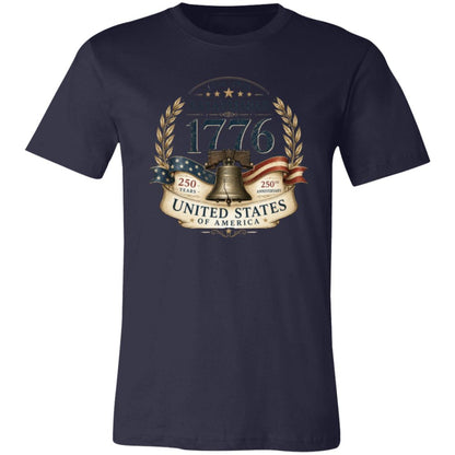 Vintage T-Shirt Premium Americana Established 1776 Patriotic Anniversary