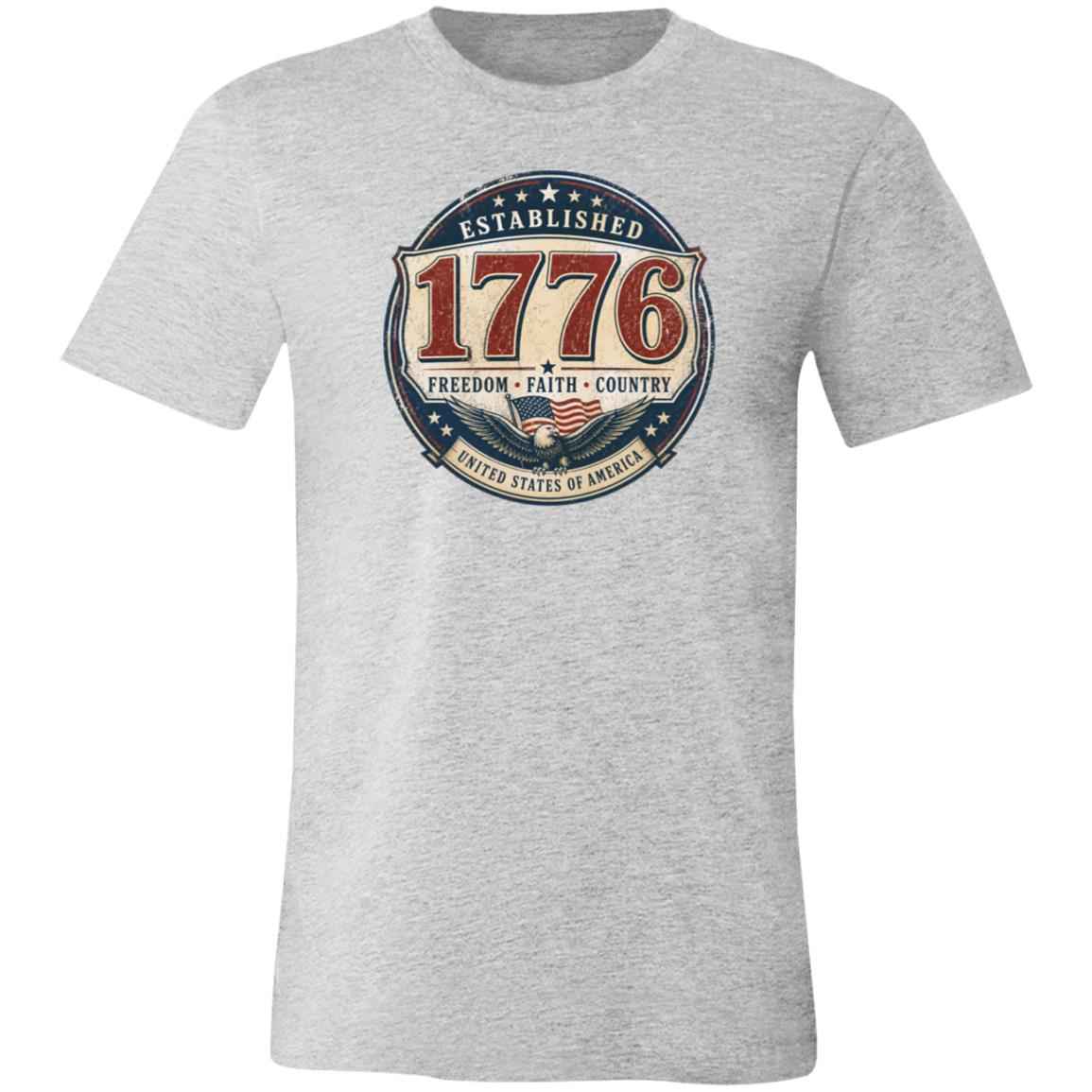 1776 Freedom Heritage Patriotic Fourth Of July T-Shirt