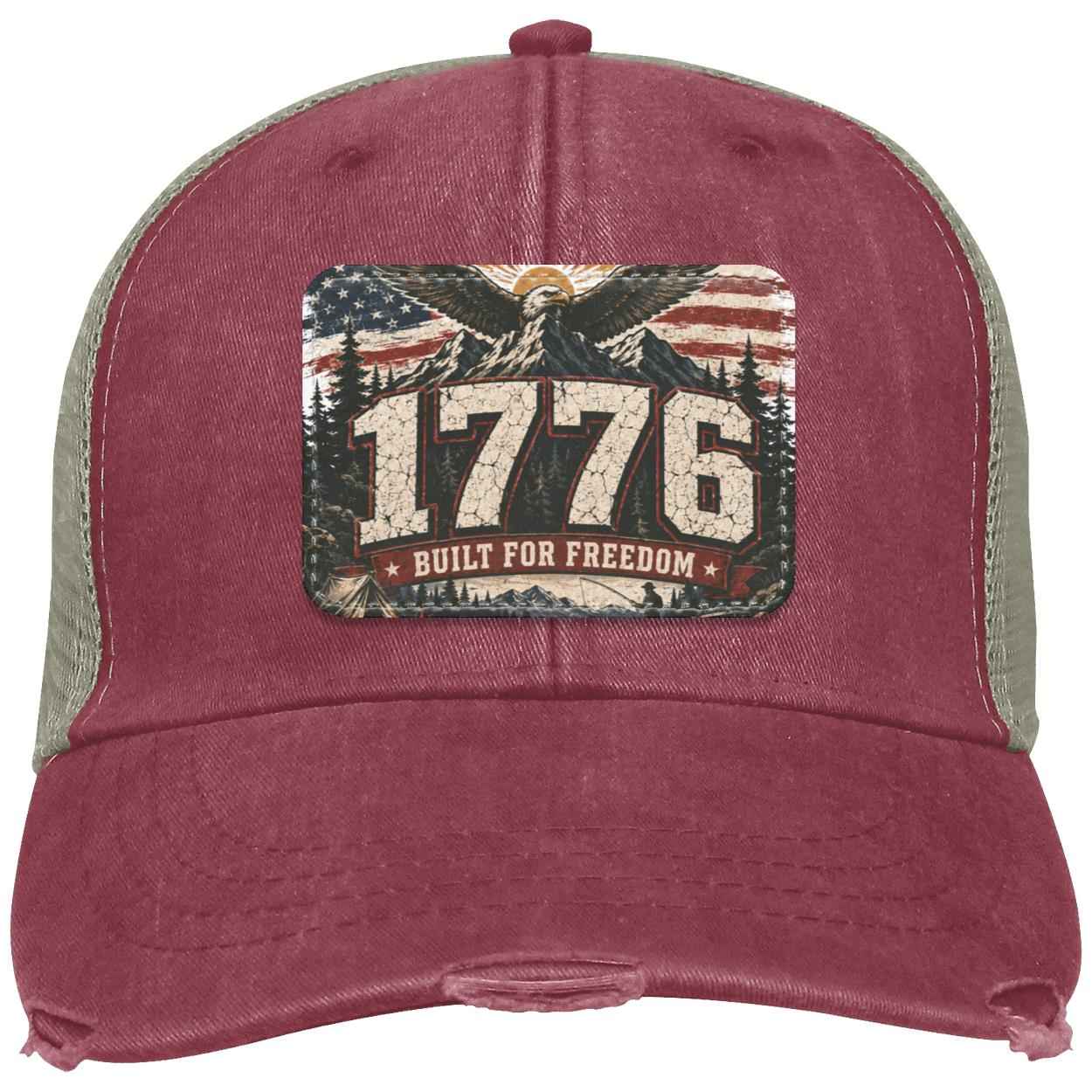 1776 Built For Freedom Distressed Ollie Cap