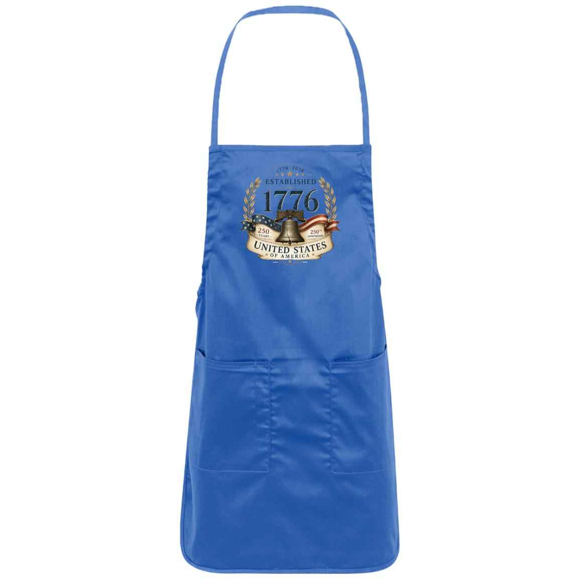 Full-Length Apron Premium Americana — Established 1776