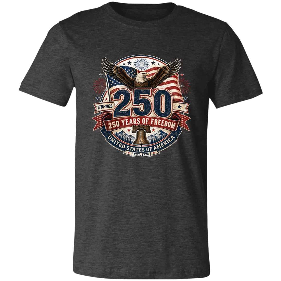 Vintage T-Shirt 250 Years Of Freedom Patriotic America