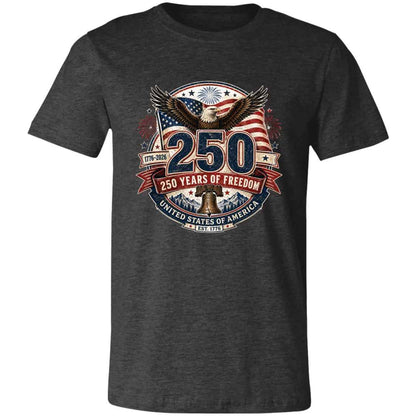 Vintage T-Shirt 250 Years Of Freedom Patriotic America