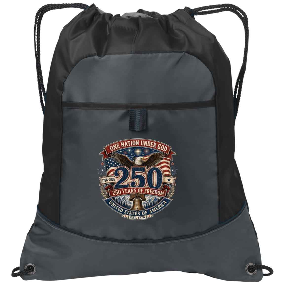 Pocket Cinch Pack One Nation Under God — 250 Years of Freedom - Bell