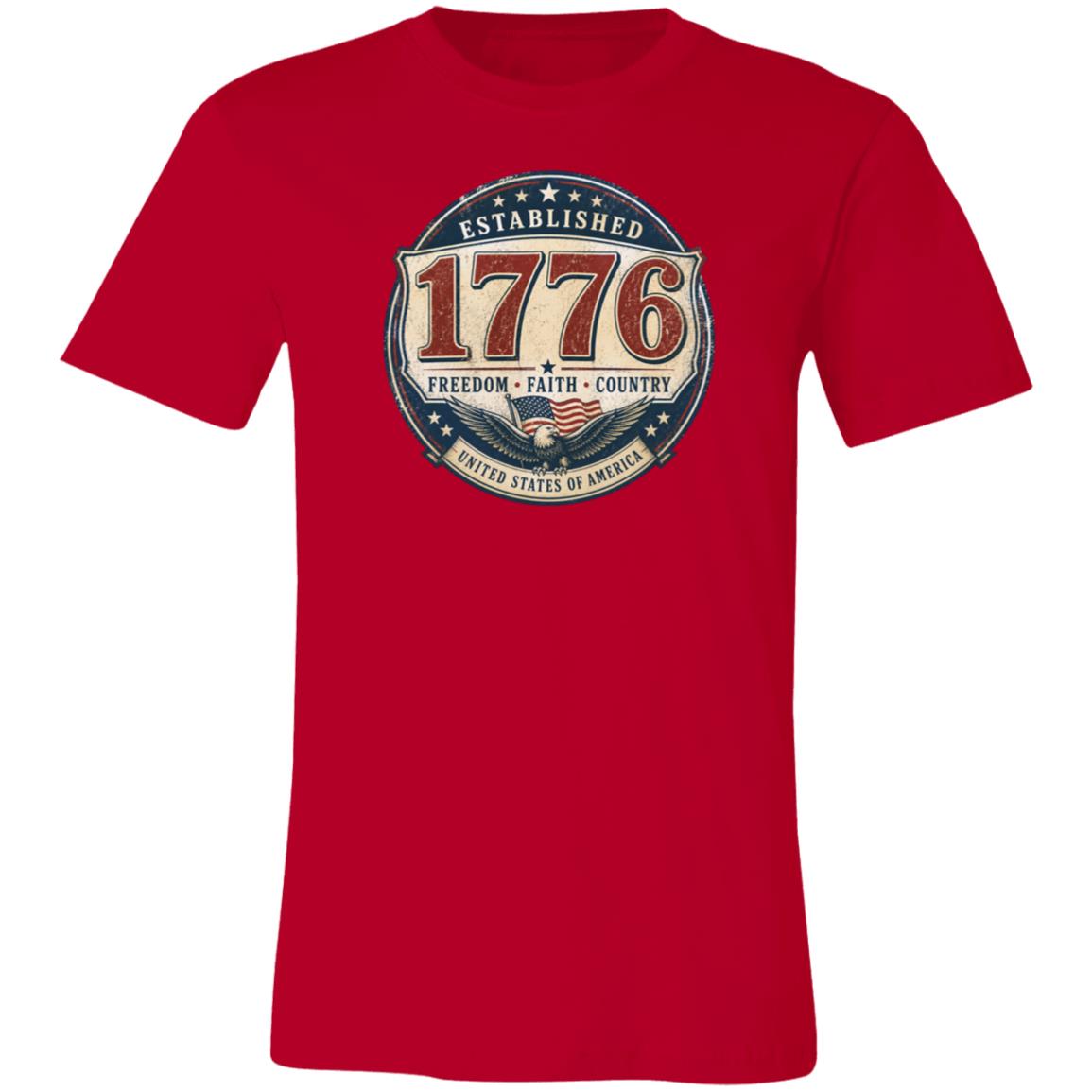 1776 Freedom Heritage Patriotic Fourth Of July T-Shirt